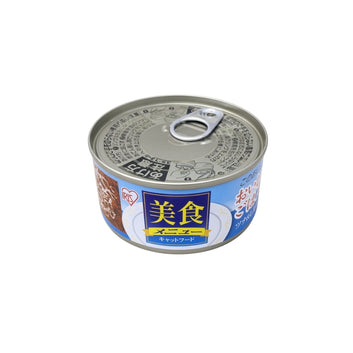 IRIS OHYAMA 美味菜單牌貓糧 - 吞拿魚小魚乾味 (1罐裝)
