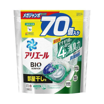 P&G ARIEL 4D 室內晾衣專用抗菌消臭洗衣球 (70枚入)