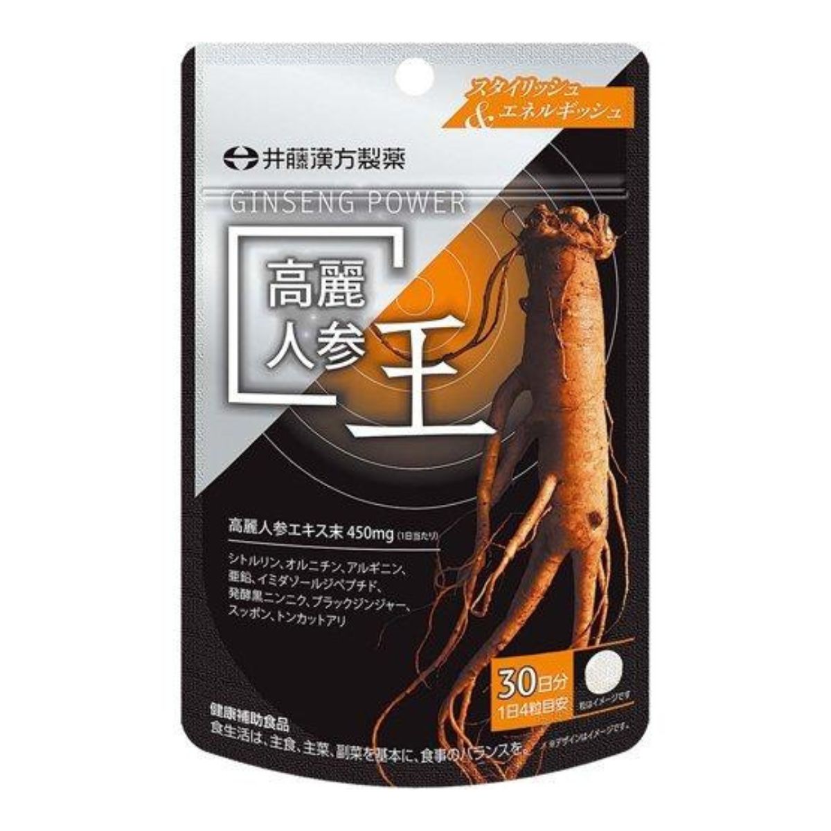 ITOH 井藤漢方 高露人参王 GINSENG POWER 3 (30日份) (252mg×120粒)